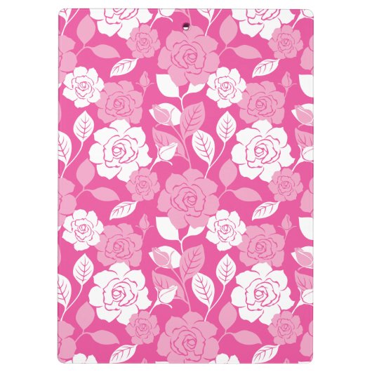 ROSE PATTERN (PINK) KLEMBORD (Achterkant)