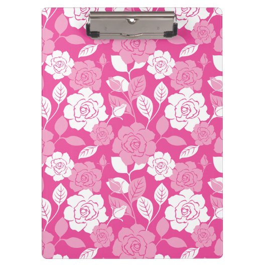 ROSE PATTERN (PINK) KLEMBORD (Voorkant)