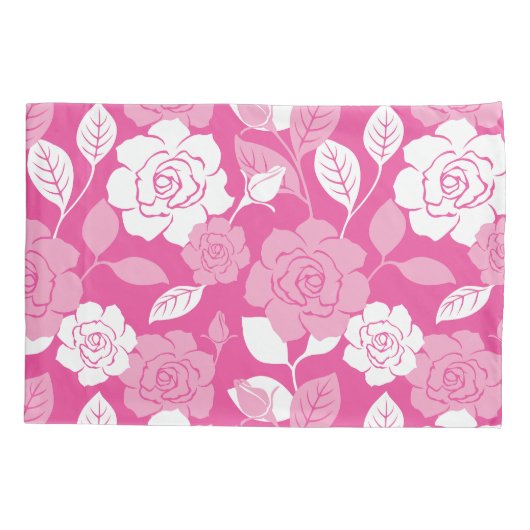 ROSE PATTERN (PINK) KUSSENSLOOP (Achterkant-Links)