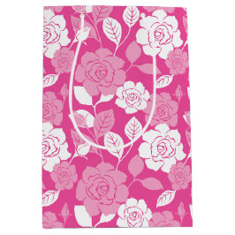 ROSE PATTERN (PINK) MEDIUM CADEAUZAKJE