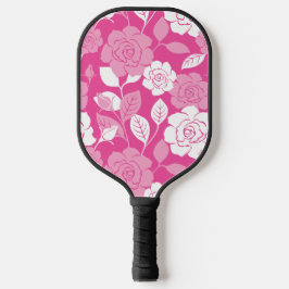 ROSE PATTERN (PINK) PICKLEBALL PADDLE