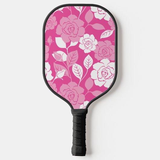 ROSE PATTERN (PINK) PICKLEBALL PADDLE (Achterkant)