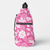 ROSE PATTERN (PINK) SLING BAG (Voorkant)