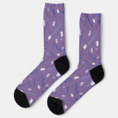 Rose Pattern Women's Socks Sokken (Links)