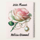 Rose & Pearl June Vers – 2026 Jaarplanner Planner (Achterkant)