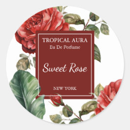 Rose Perfume Label