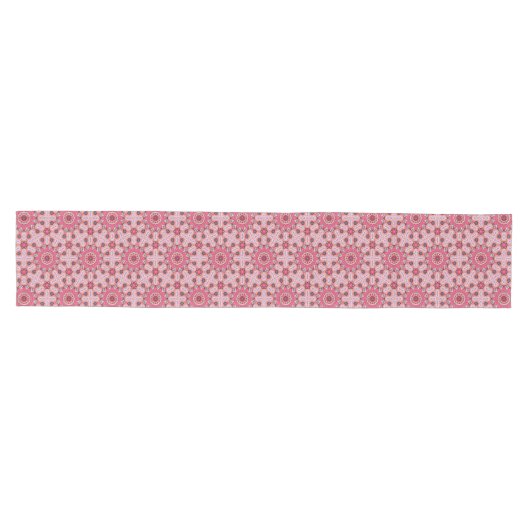 Rose Petal Tile Pattern Medium Tafelloper (Horizontaal)