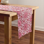 Rose Petal Tile Pattern Medium Tafelloper (Voorbeeld)