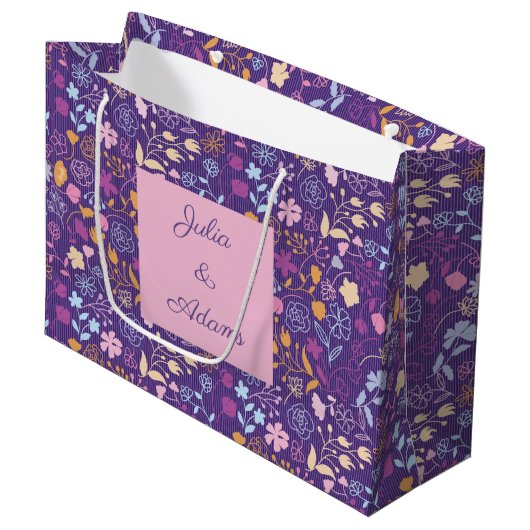 Rose & Petals-cadeauttas Groot Cadeauzakje (Voorkant Gekanteld)