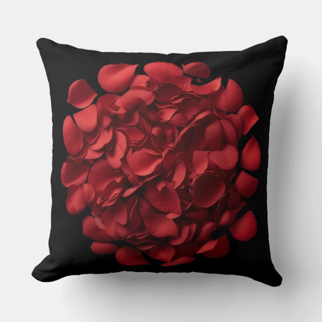 Rose Petals Cushion Throw Cover Kussen (Voorkant)