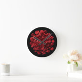 Rose Petals Wall Clock Ronde Klok (Huis)