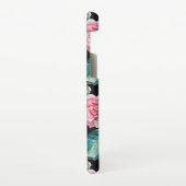 Rose Pink Cabbage Vintage Roses floral Girls Name Samsung Galaxy Hoesje (Linkerkant)