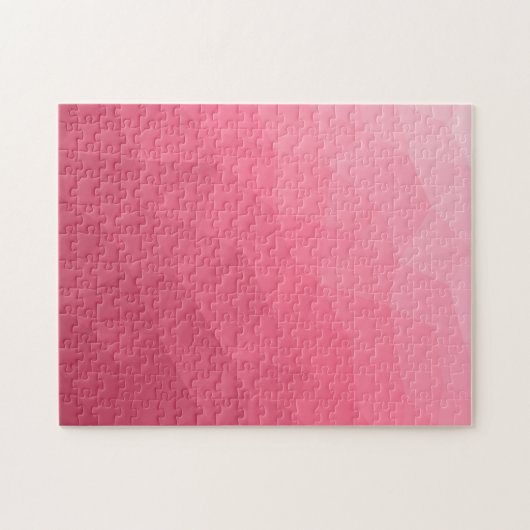 Rose pink gradient geometric mesh pattern legpuzzel (Horizontaal)
