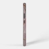 Rose Pink Marble with Gold Veins – Elegant Samsung Galaxy Hoesje (Rechterkant)