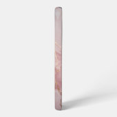 Rose Pink Marble with Gold Veins – Elegant Samsung Galaxy Hoesje (Linkerkant)