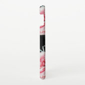 Rose Pink Roses floral Follow Your Joy Pattern Samsung Galaxy Hoesje (Rechterkant)