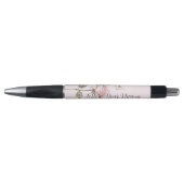 Rose Pink White Butterfly Dreams Pen (Voorkant)