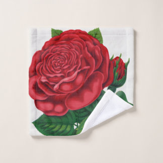 Rose Print Rochester Lithographing and Printing Co Bad Handdoek