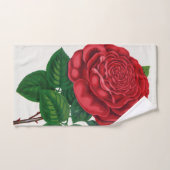 Rose Print Rochester Lithographing and Printing Co Bad Handdoek (Handdoek)