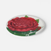 Rose Print Rochester Lithographing and Printing Co Papieren Bordje (Gekanteld)