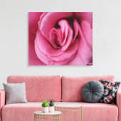 Rose Queen Romance Stretched Canvas Print (Insitu (Woonkamer))