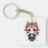 Rose Romeo Charm Sleutelhanger (Voorkant)