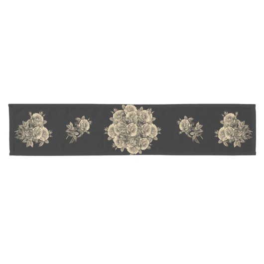 Rose Roses Rosen bouquet – Rosenbouquet Korte Tafelloper (Horizontaal)