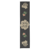 Rose Roses Rosen bouquet – Rosenbouquet Korte Tafelloper (Voorkant)