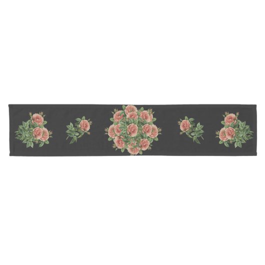 Rose Roses Rosen bouquet – Rosenbouquet Korte Tafelloper (Horizontaal)