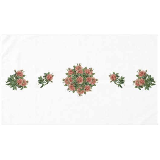 Rose Roses Rosen bouquet – Rosenbouquet Tafelkleed (Voorkant (Horizontaal))