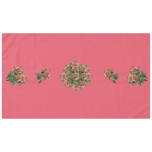 Rose Roses Rosen bouquet – Rosenbouquet Tafelkleed (Voorkant (Horizontaal))