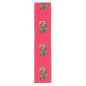 Rose Roses Rosen Korte Tafelloper (Voorkant)