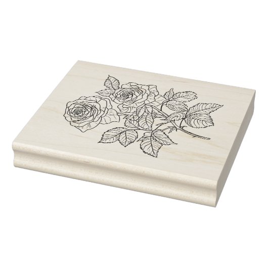 Rose Rubberstempel (Stempel)