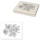 Rose Rubberstempel (Gestempeld)