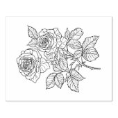 Rose Rubberstempel (Afrduk)