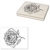 Rose Rubberstempel (Gestempeld)