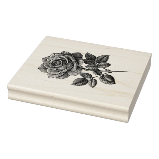 Rose Rubberstempel (Stempel)