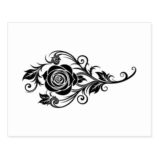 Rose Rubberstempel (Afrduk)