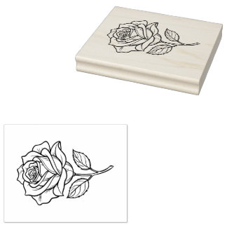 Rose Rubberstempel