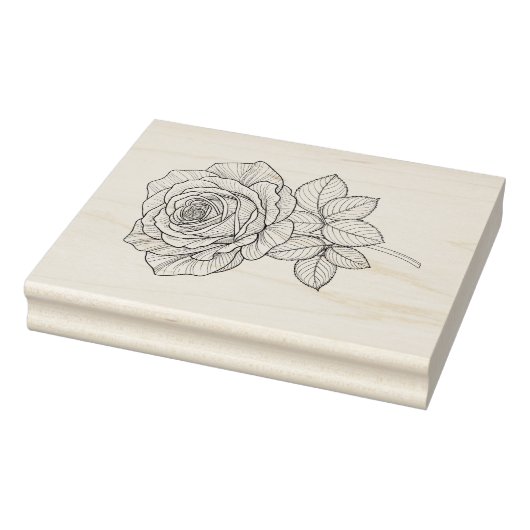 Rose Rubberstempel (Stempel)