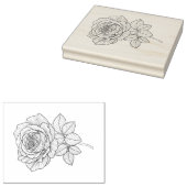Rose Rubberstempel (Gestempeld)
