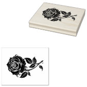Rose Rubberstempel (Gestempeld)