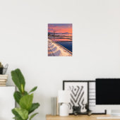 Rose Saltworks Schemering 12x16 Poster (Thuiskantoor)