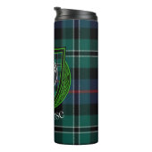Rose Scottish Clan Tartan & Crest Thermosbeker (Geroteerd rechts)