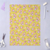 Rose Shabby Vintage Mustard Tissuepapier (Craft)
