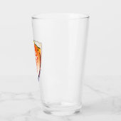 Rose Shield Drinkservies Glas (Links)