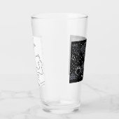 Rose Sketch and Starlight Silkscreen glassware Glas (Rechts)