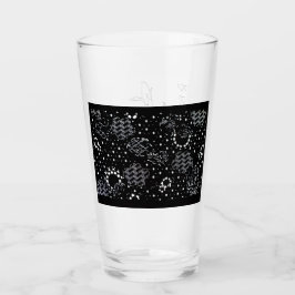 Rose Sketch and Starlight Silkscreen glassware Glas