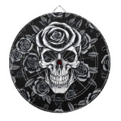 Rose Skull Dart Board Dartbord (Voorkant)