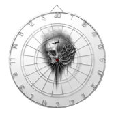Rose skull dartbord (Voorkant)